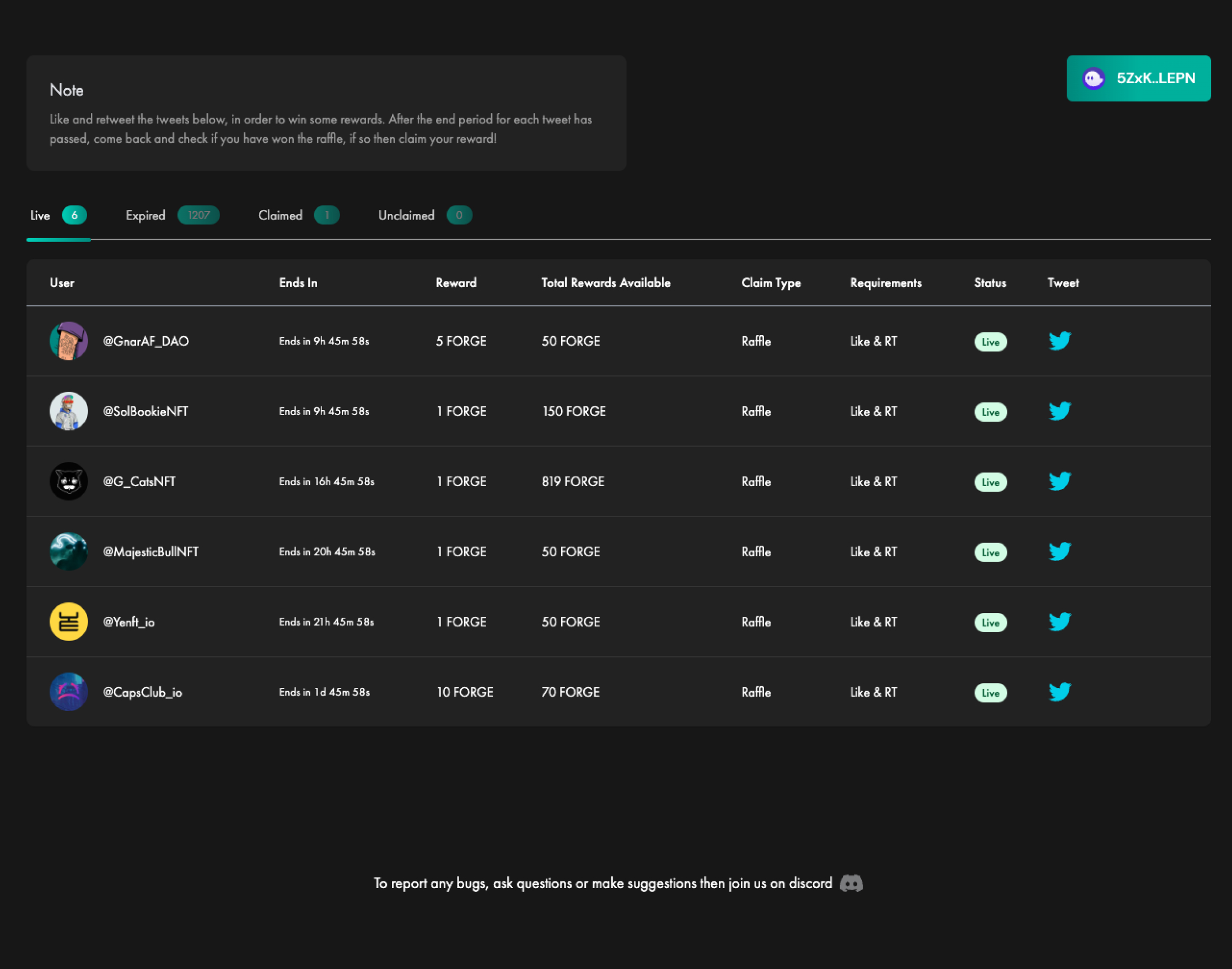 Raven dApp